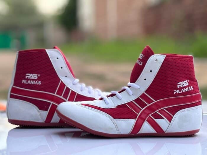 Kabaddi Shoes | White and Red - Image 3