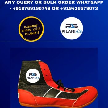 Kabaddi Shoes | Red and Black