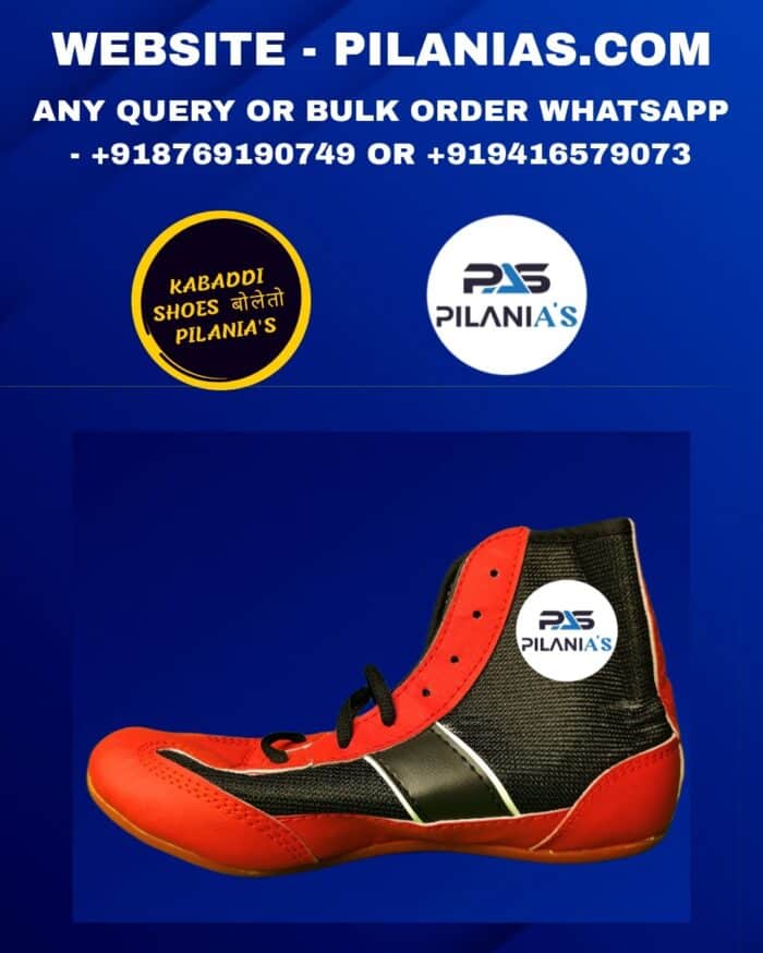 Kabaddi Shoes | Red and Black - Image 2