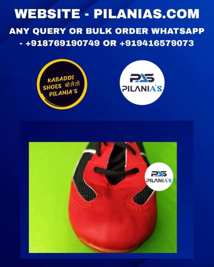 Kabaddi Shoes | Red and Black - Image 4