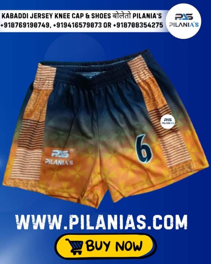 Kabaddi Jersey | Men's Kabaddi Sports Jersey New Model 2025 | Orange - Image 2