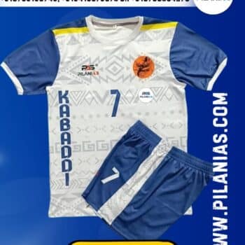 Kabaddi Jersey | Men's Kabaddi Sports Jersey New Model 2025 | Blue white Kabaddi Jersey