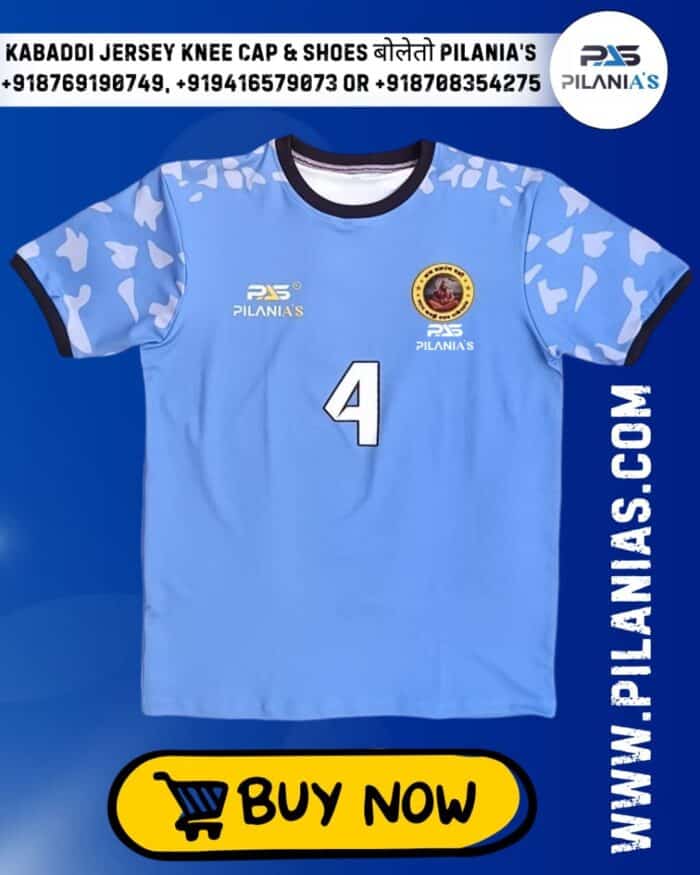 Kabaddi Jersey | Men's Kabaddi Sports Jersey New Model 2025 | Blue and black Kabaddi Jersey Design - Image 2