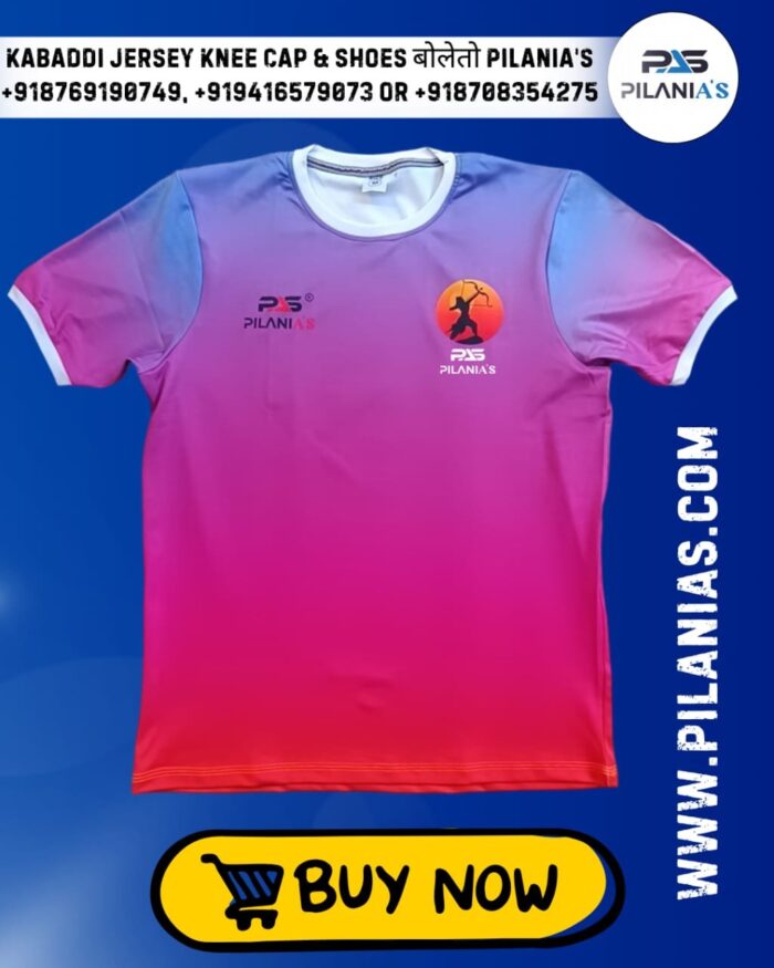 Kabaddi Jersey | Men's Kabaddi Sports Jersey New Model 2025 | Pink Kabaddi Jersey - Image 2