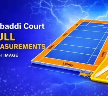 kabaddi ground measurement