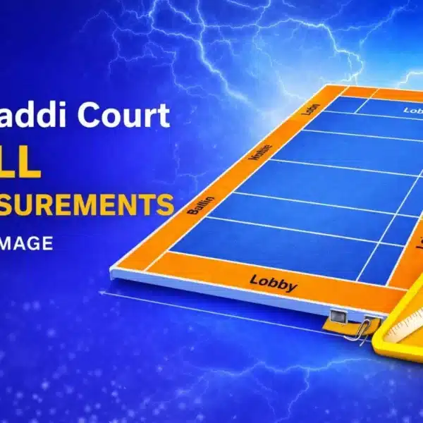 kabaddi ground measurement