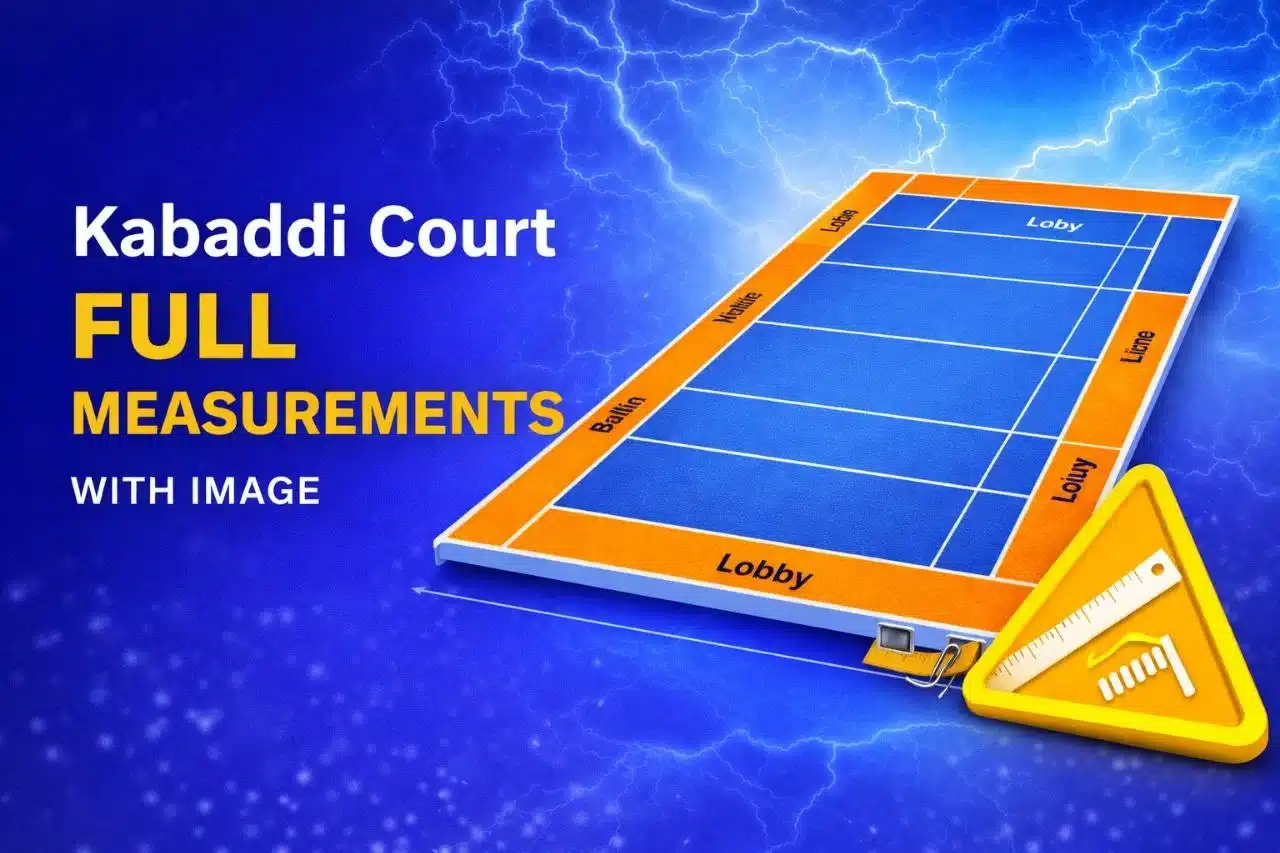 kabaddi ground measurement
